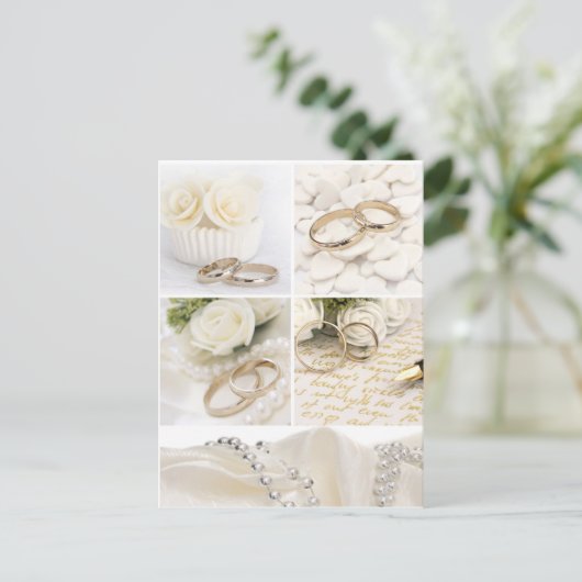 結婚飾り ポストカード (スタンド正面)