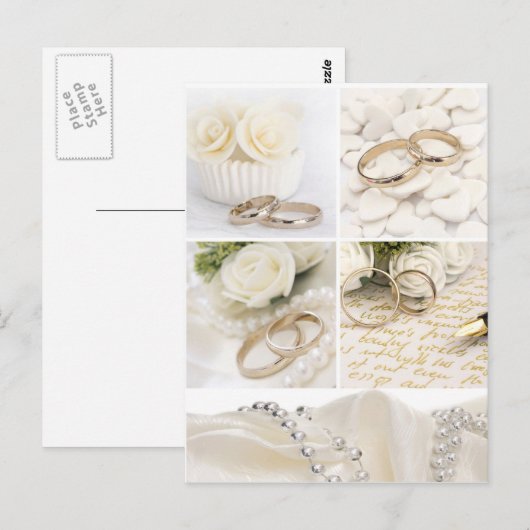 結婚飾り ポストカード (正面/裏面)