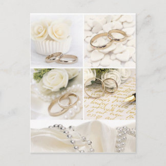 結婚飾り ポストカード