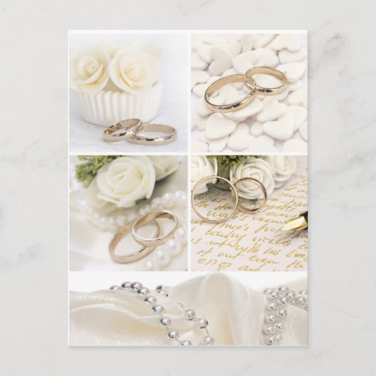 結婚飾り ポストカード (正面)