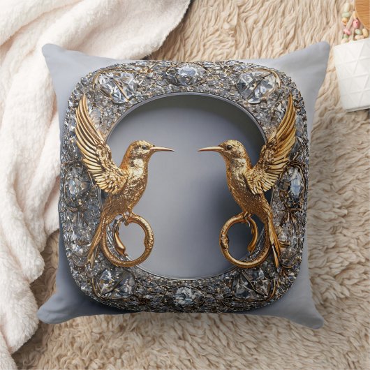 結婚鳥 クッション (ブランケット)