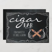 結婚黒板 |葉巻バー (正面/裏面)