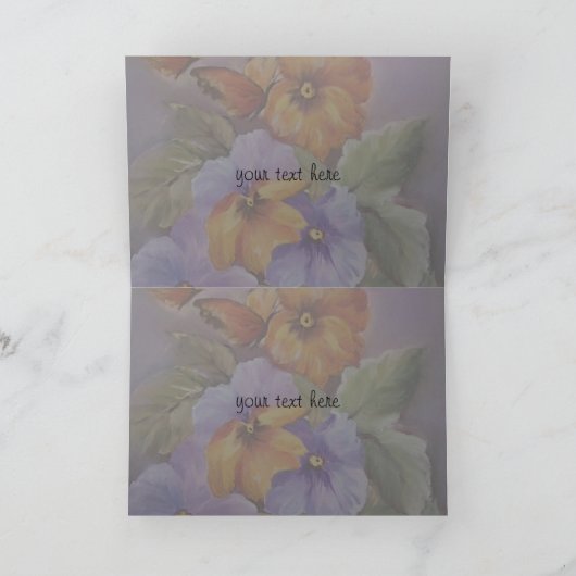 結婚1周年おめでとうカード カード (内部)