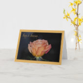 結婚1周年おめでとうカード カード (黄色い花)