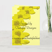 結婚1周年カードテンプレート カード (裏面)