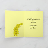 結婚1周年カードテンプレート カード (内部)