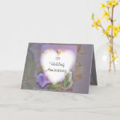 結婚1周年カード カード (黄色い花)