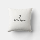 結婚1周年記念ギフト クッション (裏面)