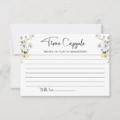 結婚1周年記念タイムカプセルカード 招待状 (正面)