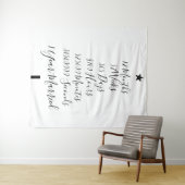 結婚1周年記念日 タペストリー (インサイチュ(横))