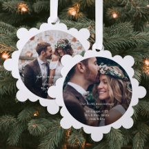 結婚1周年記念 ウェディングフォト ペーパー クリスマス