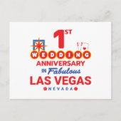 結婚1周年記念 ラスベガス旅行 ポストカード (正面)