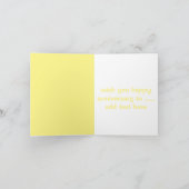 結婚1周年記念 招待状 (内部)