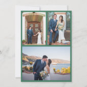 結婚1周年 クリスマス ウェディング フォト アルバム 赤いリボン (裏面)