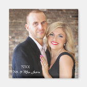 結婚1周年 マグネット 写真付き (正面)