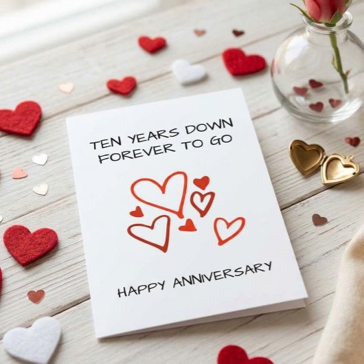 結婚10周年記念 カード