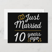結婚10周年記念 II ポストカード (正面/裏面)