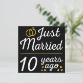 結婚10周年記念 II 招待状 (スタンド正面)