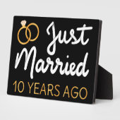 結婚10周年記念 IV フォトプラーク (側面)