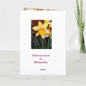 結婚10周年 カード (裏面)