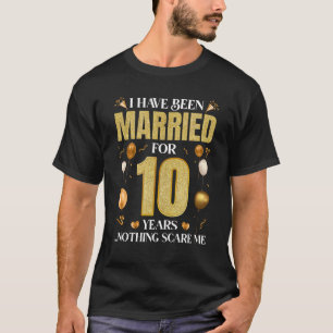 結婚10周年 10年目の結婚記念日 Tシャツ