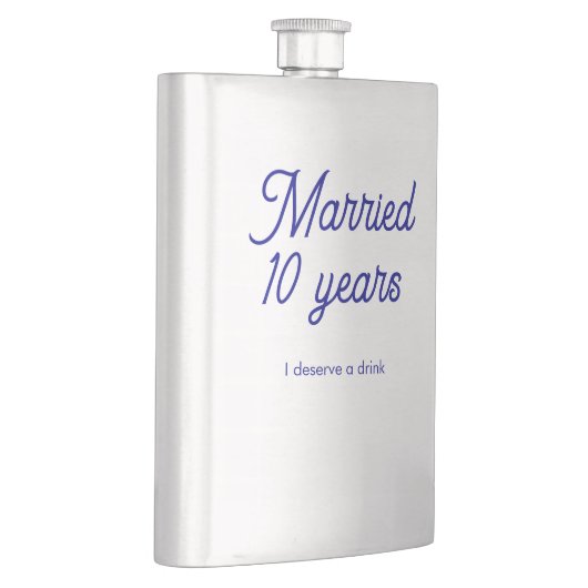 結婚10年 フラスク (右)