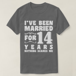 結婚14周年おめでとう Tシャツ