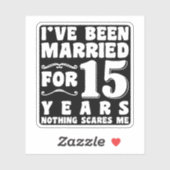 結婚15周年おめでとう シール (シート)