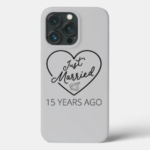 結婚15周年おめでとう III iPhone 13 PROケース