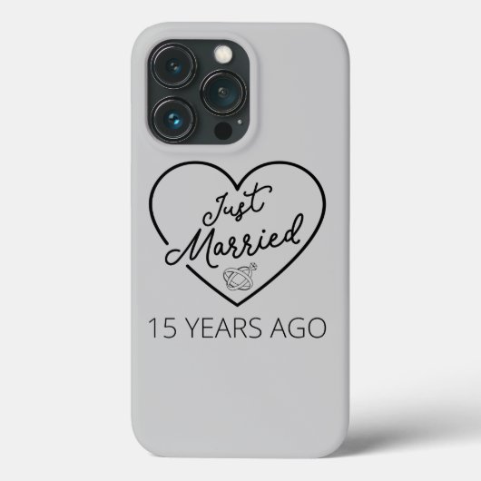 結婚15周年おめでとう III Case-Mate iPhoneケース (裏面)