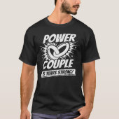 結婚15周年記念 おめでとう 強い絆 Tシャツ (正面)