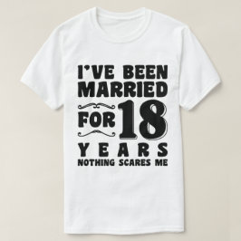 結婚18周年おめでとう Tシャツ
