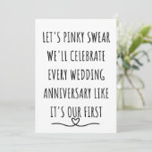 結婚2周年記念 カード (スタンド正面)