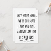 結婚2周年記念 カード (正面/裏面インサイチュ)
