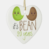 結婚20周年おめでとう セラミックオーナメント (右)