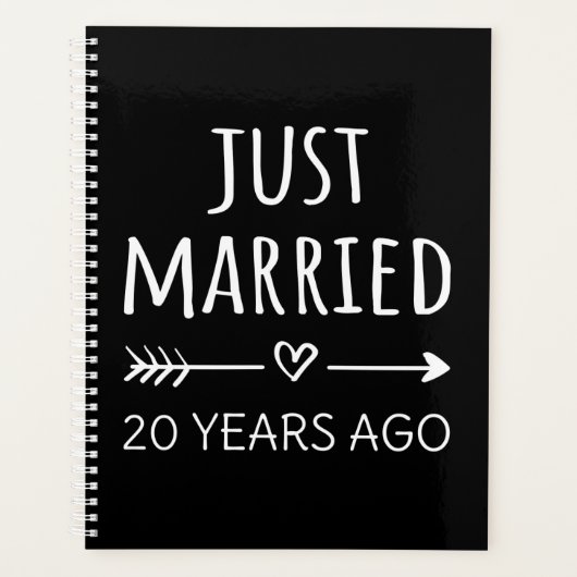 結婚20周年おめでとう プランナー手帳 (正面)