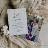 結婚20周年記念パーティーの招待状 - GAC24c 招待状