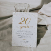結婚20周年記念パーティーの招待状 - GAC24c 招待状