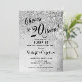 結婚20周年記念 - シルバー 招待状 (スタンド正面)