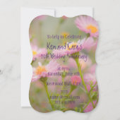 結婚20周年 アスターズ ガーデン フラワー 招待状 (裏面)