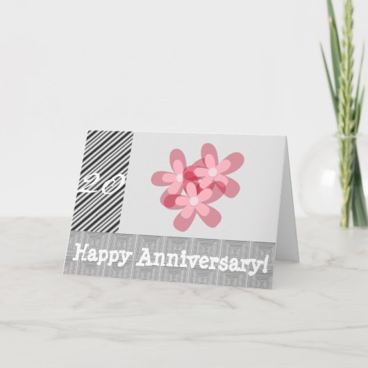 結婚20周年 カード (正面)