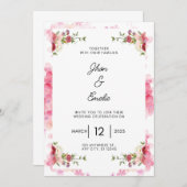 結婚2023招待状 招待状 (正面/裏面)