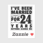 結婚24年目の面白い結婚式 シール (シート)