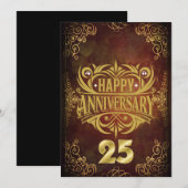 結婚25周年おめでとう (正面/裏面)