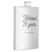 結婚25周年クラシック フラスク (右)