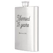 結婚25周年クラシック フラスク (左)