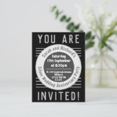 結婚25周年パーティー招待状のポストカード インビテーションポストカード (スタンド正面)