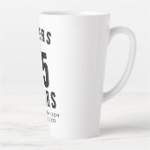 結婚25周年記念のラテマグギフトに人気 カフェラテマグ (右)