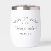 結婚25周年記念ギフト 名前入り (正面)