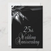 結婚25周年記念パーティーの招待状 招待状 (正面)